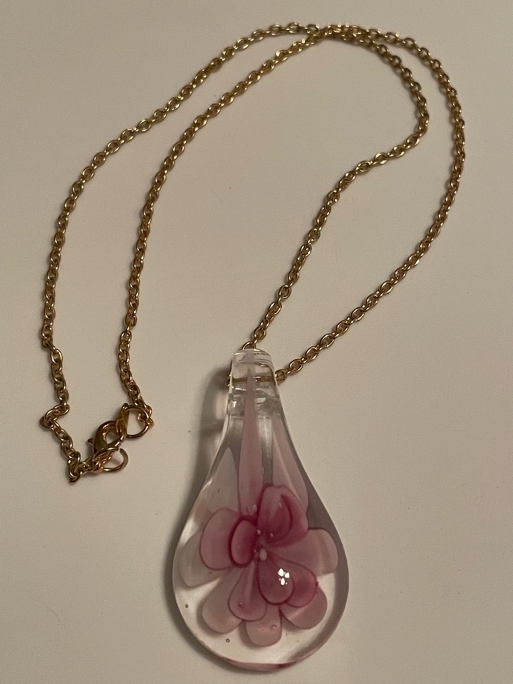 Hand Blown Art Glass Pendant